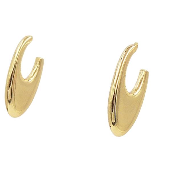 STAINLESS STEEL FLAT HOOP EARRING