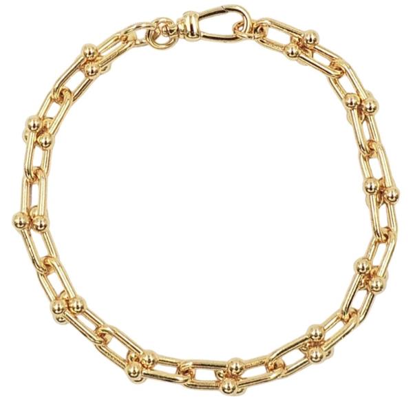 18K  CHAIN LINK BRACELET