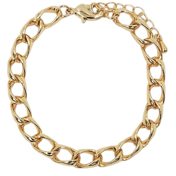 18K CHAIN LINKED BRACELET
