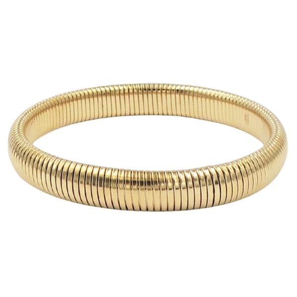 STAINLESS STEEL COIL BANGLE BRACELET