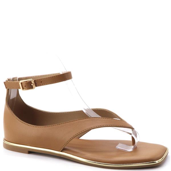 HIGH BACK ANKLE STRAP THONG SANDAL