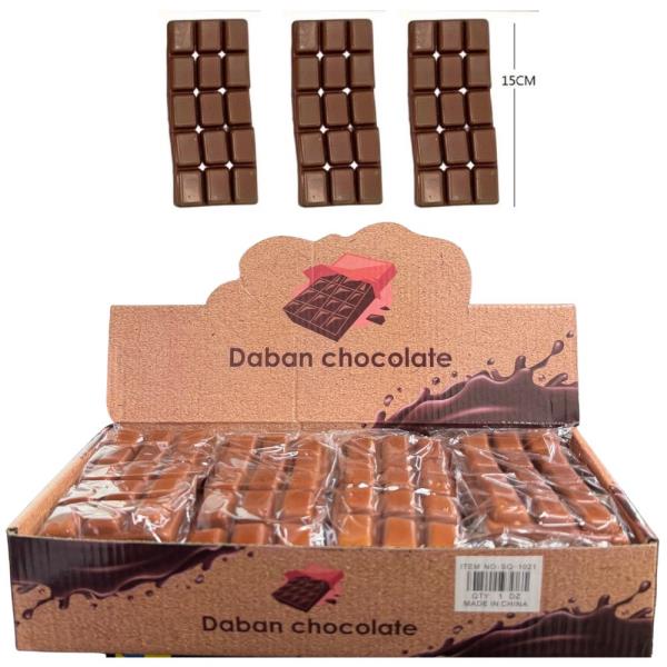 CHOCOLATE SQUISHY SQUEEZE TOY SET (12 UNITS)