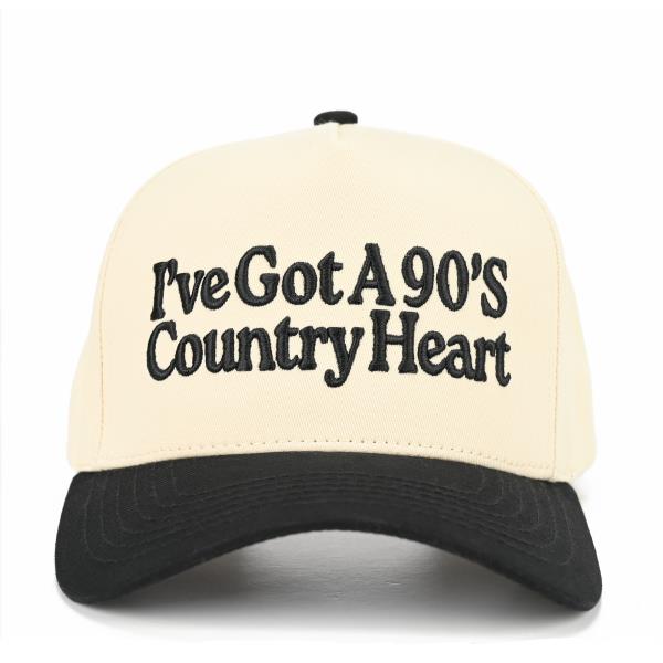 I`VE GOT A 90`S COUNTRY HEART TRUCKER HAT