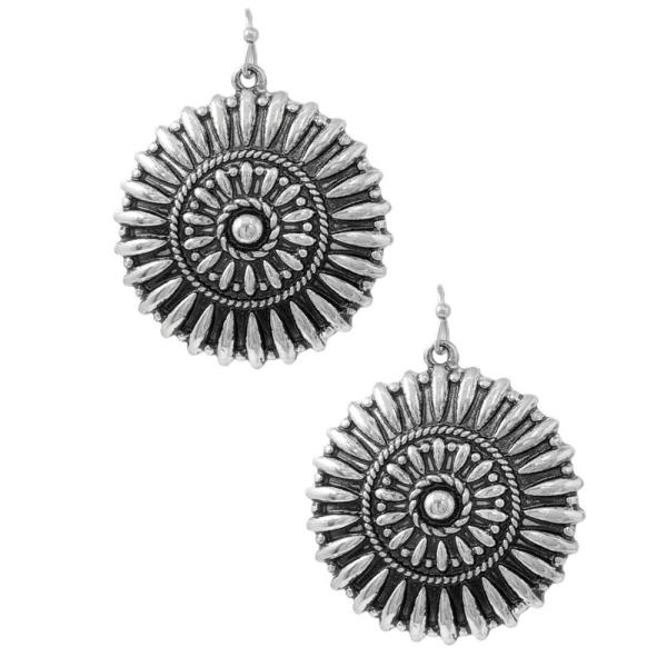 WESTERN CONCHO EARRINGS
