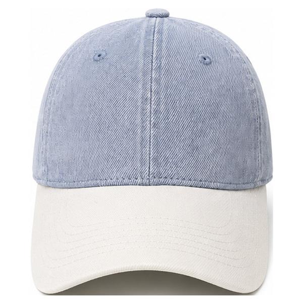 TWO TONE DENIM BASEBALL CAP