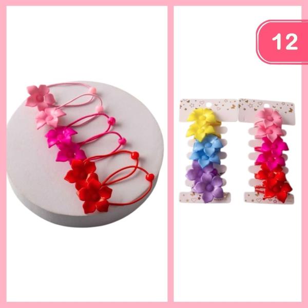 CAMELLIA FLOWER PONYTAIL HAIR TIE