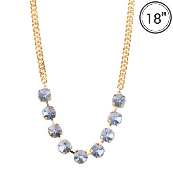 RHINESTONE LINK NECKLACE