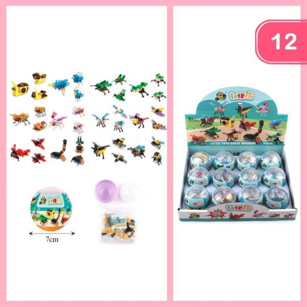 INSECT BUILDING TOY (12 UNITS)