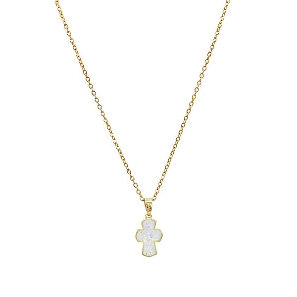 CROSS STAINLESS STEEL NECKLACE