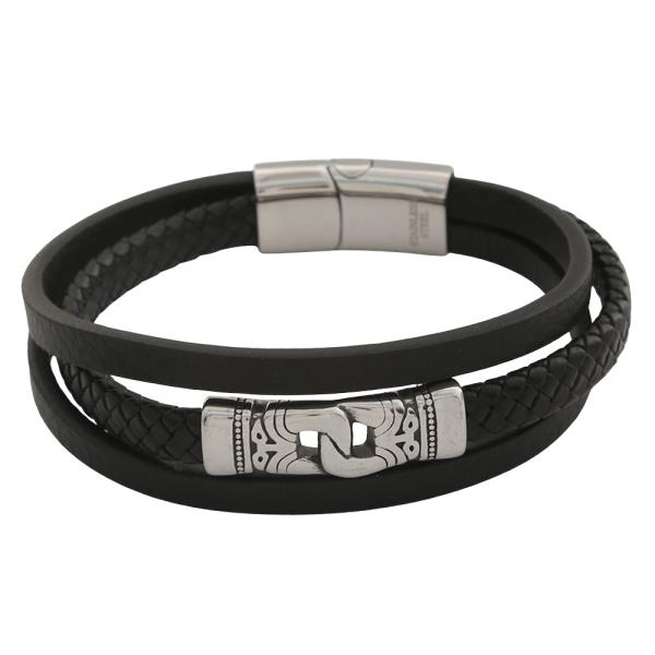 WOVEN LINK DESIGN LAYER BRACELET