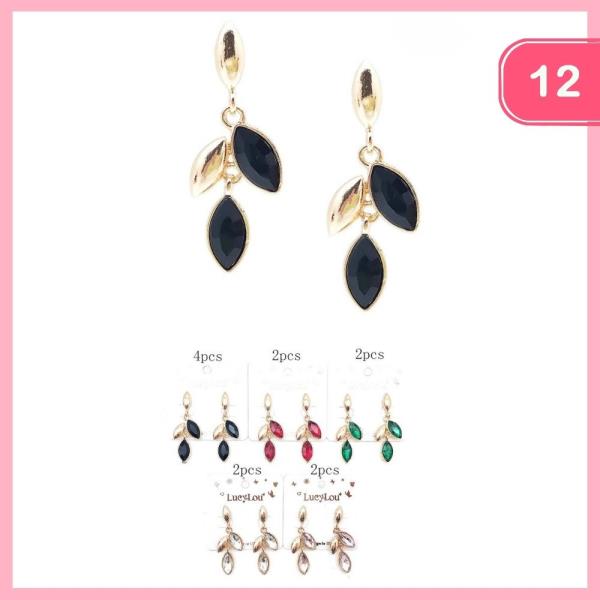 DROP DANGLE EARRINGS (12 UNITS)