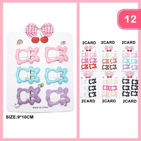 SNAP HAIR CLIP (12 UNITS)