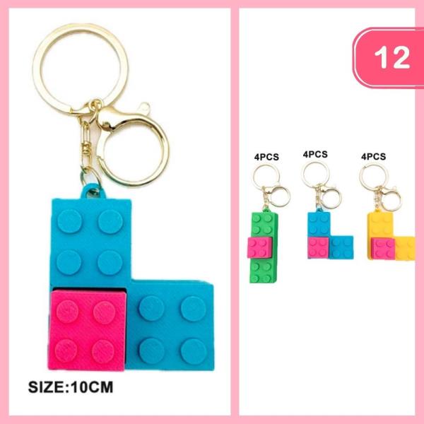 BUILDING CLOCK KEYCHAIN (12 UNITS)