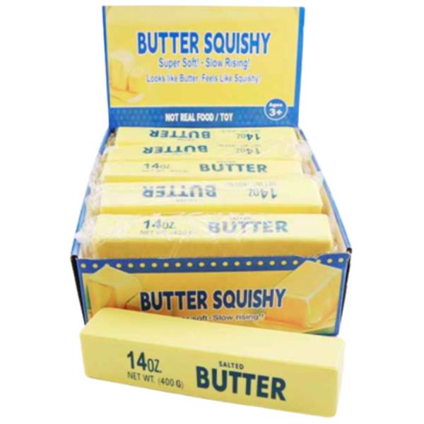 23.5 CM BUTTER SQUISHY SQUEEZE TOY (12 UNITS)
