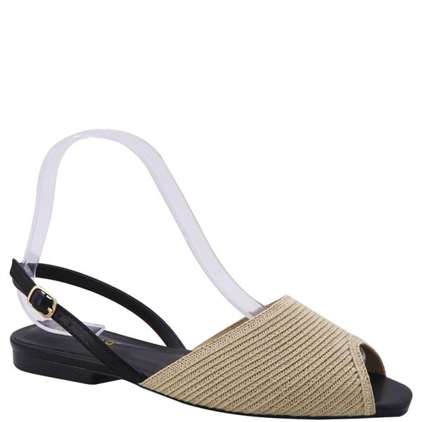 WOVEN SLING BACK SANDAL