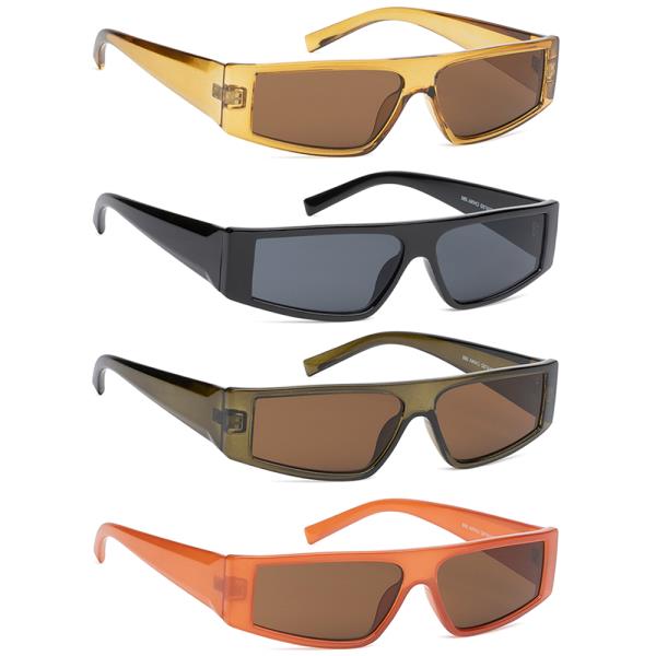 RETRO FLAT TOP DESIGN SUNGLASSES 1DZ