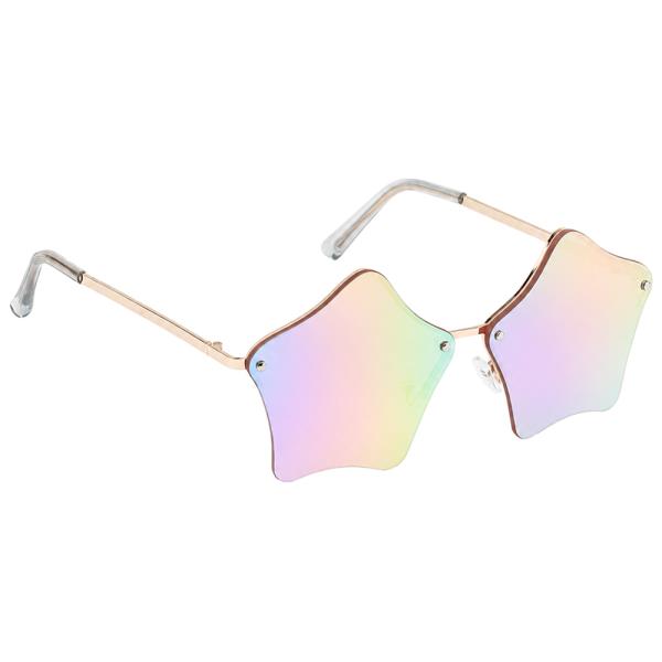 RIMLESS STAR SHAPE SUNGLASSES 1DZ