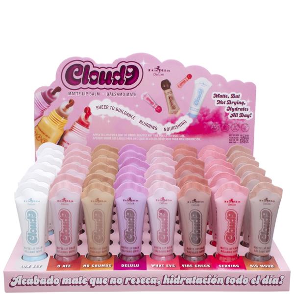 ITALIA DELUXE CLOUD9 MATTE LIP BALM (48 UNITS)
