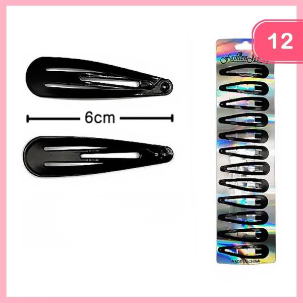 SNAP HAIR CLIP (12 UNITS)
