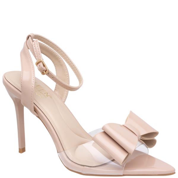 ETA-7DAYS BOW ANKLE CLEAR POINTY HEEL
