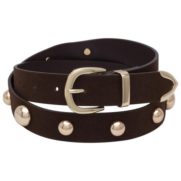 STUDDED BUCKLE BELT
