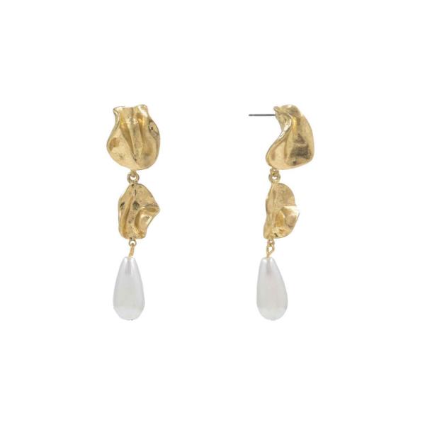 PEARL SHELL DROP EARRING