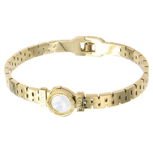 18K GOLD PLATED STAINLESS STEEL BRACELET