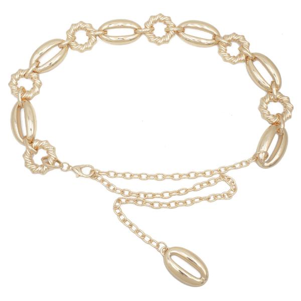 OVAL TWIST LINK CHAIN BELT
