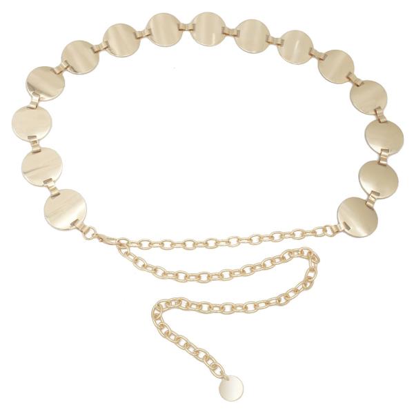 CLEAN DISC METAL CHAIN BELT