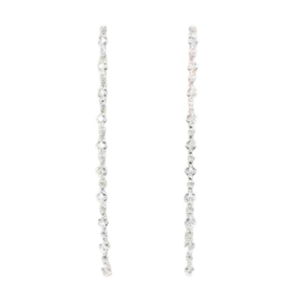 CZ STONE LINER EARRING