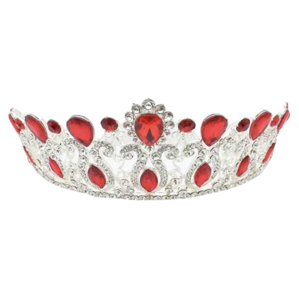 RHINESTONE STONE TIARA