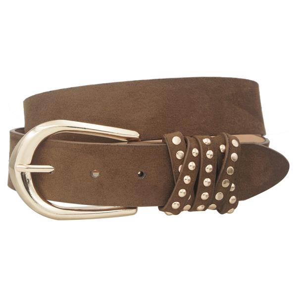 MULTI STRAP LOOP ARROW BUCKLE BELT