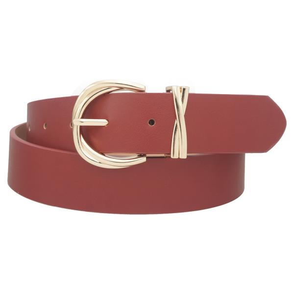 TWIST LOOP U BUCKLE & METAL LOOP BELT