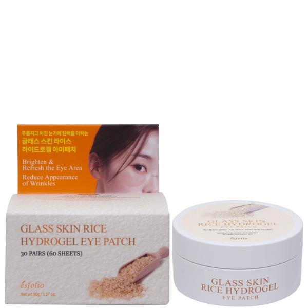 RICE GLASS SKIN HYDROGEL 30 PAIRS EYE PATCH