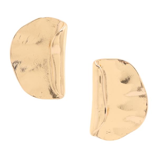 GOLD FOLDOVER EARRING