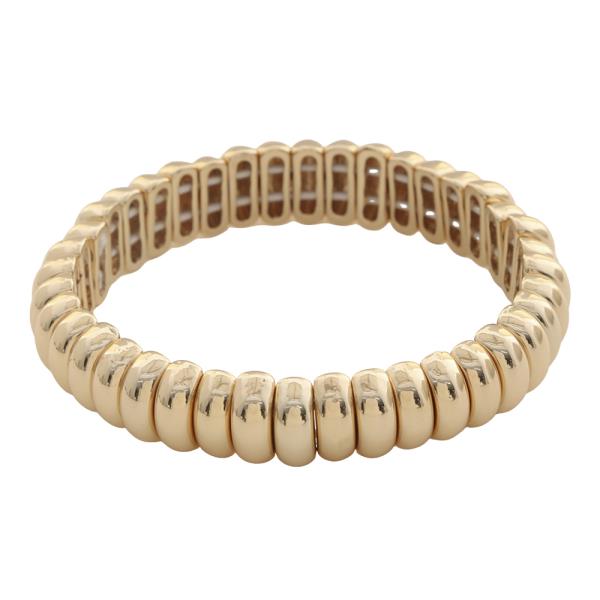 METAL DESIGN STRETCH BRACELET