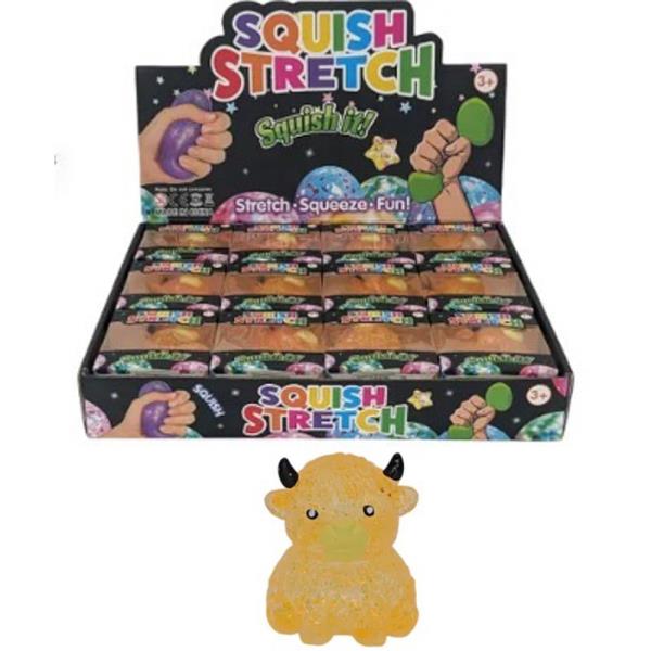 COW SQUISHY SQUEEZE TOY (12 UNITS)