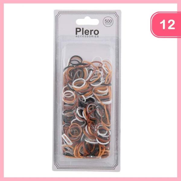 RUBBER HAIR TIE (12 UNITS)