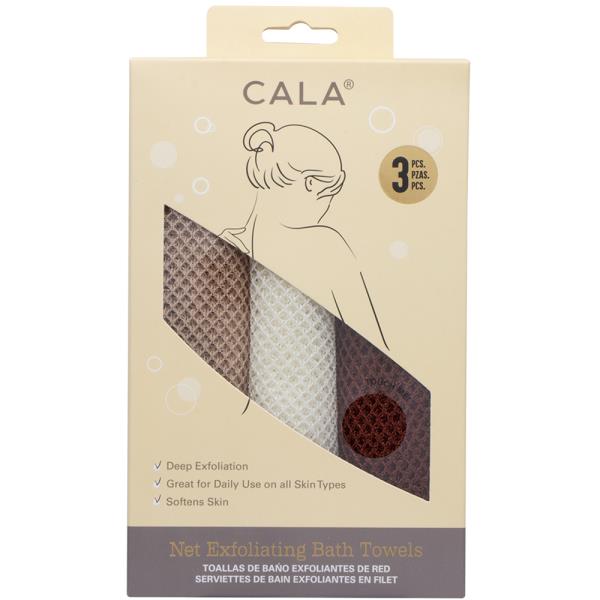 CALA EXFOLIATING BATH 3PC TOWELS SET
