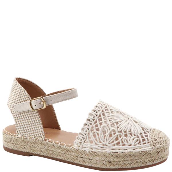 WOVEN FRONT EASPADRILL FLAT