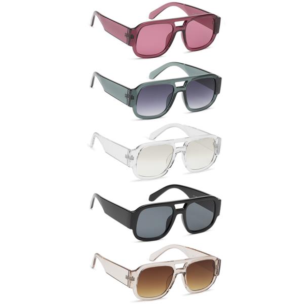 PLAIN MODERN SQUARE SUNGLASSES 1DZ