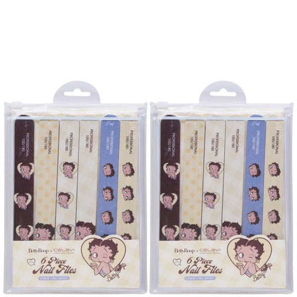 CELAVI X BETTYBOOP 6 PC NAIL FILES (2 UNITS)