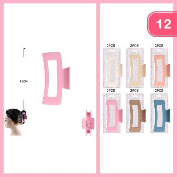HAIR CLAW CLIP (12 UNITS)