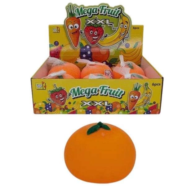 MEGA FRUIT TANGERINE SQUISHY SQUEEZE (6 UNITS)