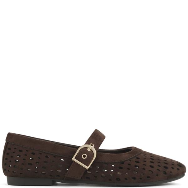 SUEDE MARYJANE FLAT