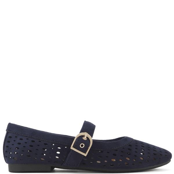 SUEDE MARYJANE FLAT