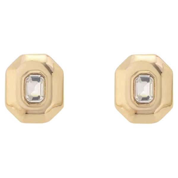 RHINESTONE GEOMETRIC STUD EARRING