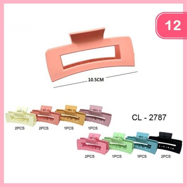 HAIR  CLAW CLIP SET (12 UNITS)