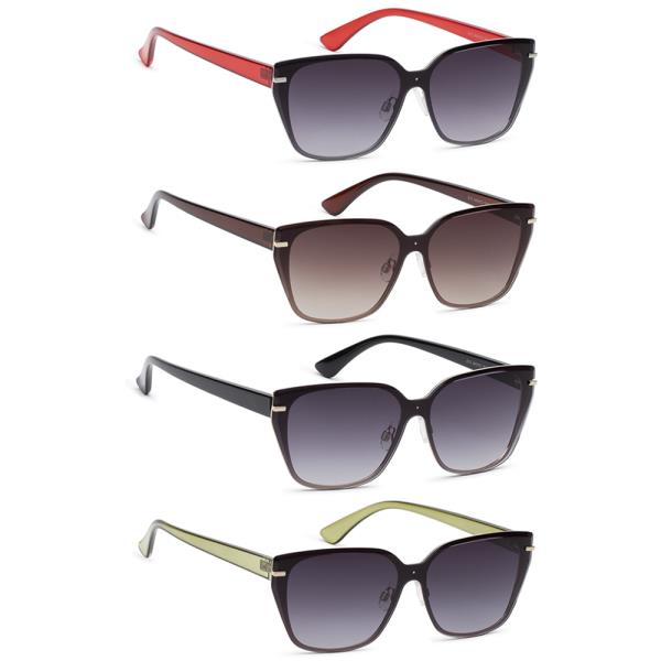 MODERN SQUARE CAT EYE SUNGLASSES 1DZ