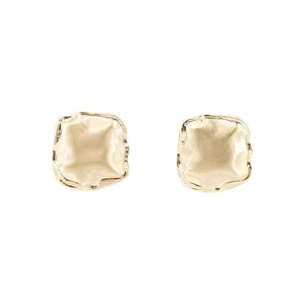 HAMMERED GOLD EARRING